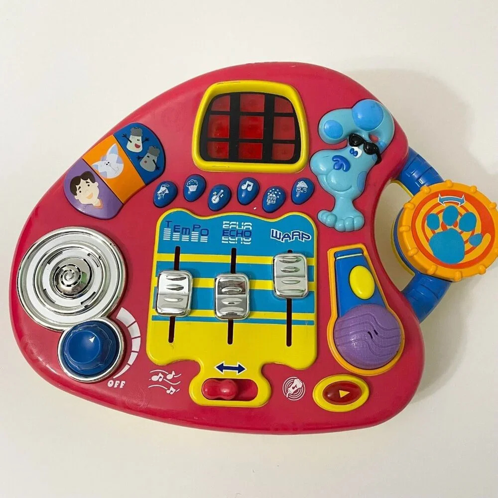 2001 Blues Clues Mixin Music Studio Music Mixer Fisher Price